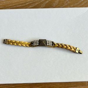 Yellow and gold bracelet